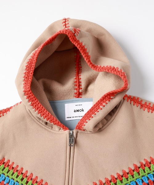 amok（アモク）の「HAND KNITTING FOODIE（ブルゾン・メンズ・その他2/その他1・S/M/L）」の9枚目の写真