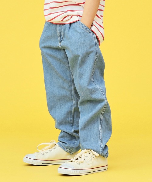 Lee　W34L34　デニムペインターパンツ　90～00's 古着 90s Lee Dungarees ×Buddy 「Can't Bust'em」 ブラック