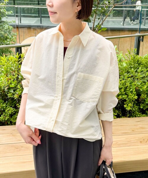 ブラウス シャツ 3WAYエアリーストライプシャツ レディース NOLLEY'S Sophi ブラウス シャツ 3WAYエアリーストライプシャツ