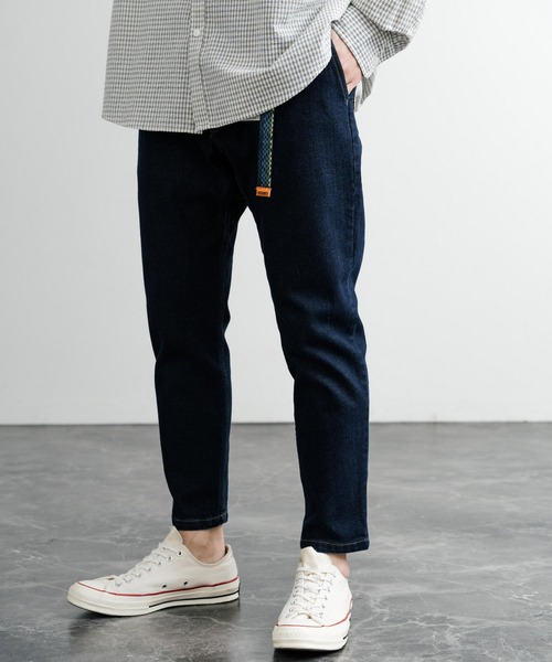 KRIFF MAYER（クリフメイヤー）の「KRIFF MAYER クリフメイヤー ストレッチデニムナロークライミング9分丈イージーアンクルパンツ 1644011A（デニムパンツ・メンズ・ライトブルー/ノンウォッシュ/ダークブルー・S/M/L/XL）」の3枚目の写真