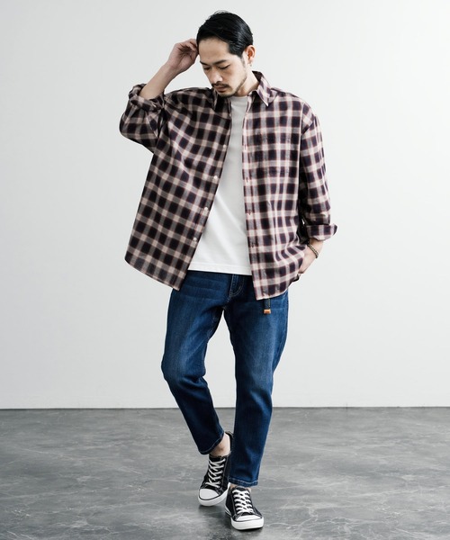 KRIFF MAYER（クリフメイヤー）の「KRIFF MAYER クリフメイヤー ストレッチデニムナロークライミング9分丈イージーアンクルパンツ 1644011A（デニムパンツ・メンズ・ライトブルー/ノンウォッシュ/ダークブルー・S/M/L/XL）」の20枚目の写真