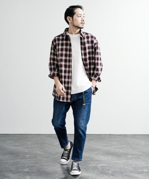 KRIFF MAYER（クリフメイヤー）の「KRIFF MAYER クリフメイヤー ストレッチデニムナロークライミング9分丈イージーアンクルパンツ 1644011A（デニムパンツ・メンズ・ライトブルー/ノンウォッシュ/ダークブルー・S/M/L/XL）」の21枚目の写真