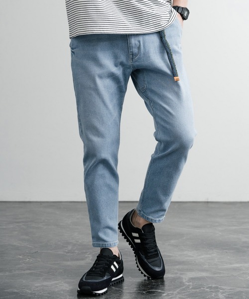 KRIFF MAYER（クリフメイヤー）の「KRIFF MAYER クリフメイヤー ストレッチデニムナロークライミング9分丈イージーアンクルパンツ 1644011A（デニムパンツ・メンズ・ライトブルー/ノンウォッシュ/ダークブルー・S/M/L/XL）」の12枚目の写真