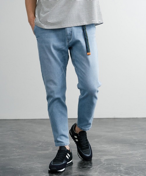 KRIFF MAYER（クリフメイヤー）の「KRIFF MAYER クリフメイヤー ストレッチデニムナロークライミング9分丈イージーアンクルパンツ 1644011A（デニムパンツ・メンズ・ライトブルー/ノンウォッシュ/ダークブルー・S/M/L/XL）」の13枚目の写真