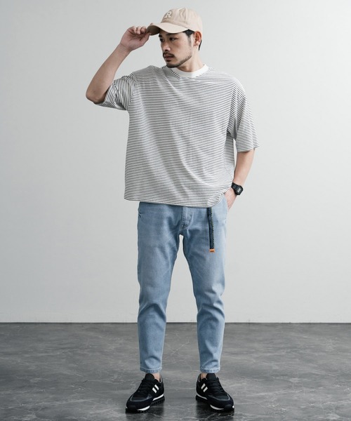 KRIFF MAYER（クリフメイヤー）の「KRIFF MAYER クリフメイヤー ストレッチデニムナロークライミング9分丈イージーアンクルパンツ 1644011A（デニムパンツ・メンズ・ライトブルー/ノンウォッシュ/ダークブルー・S/M/L/XL）」の15枚目の写真