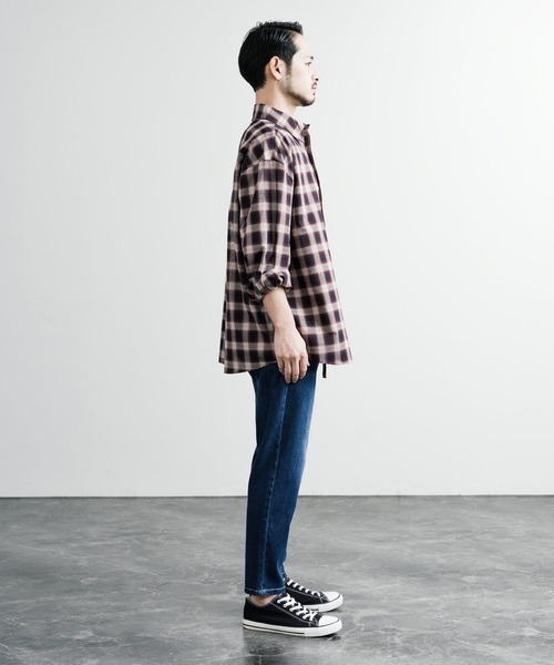 KRIFF MAYER（クリフメイヤー）の「KRIFF MAYER クリフメイヤー ストレッチデニムナロークライミング9分丈イージーアンクルパンツ 1644011A（デニムパンツ・メンズ・ライトブルー/ノンウォッシュ/ダークブルー・S/M/L/XL）」の10枚目の写真