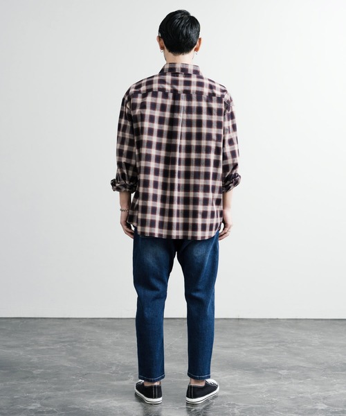 KRIFF MAYER（クリフメイヤー）の「KRIFF MAYER クリフメイヤー ストレッチデニムナロークライミング9分丈イージーアンクルパンツ 1644011A（デニムパンツ・メンズ・ライトブルー/ノンウォッシュ/ダークブルー・S/M/L/XL）」の11枚目の写真