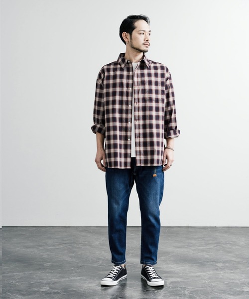 KRIFF MAYER（クリフメイヤー）の「KRIFF MAYER クリフメイヤー ストレッチデニムナロークライミング9分丈イージーアンクルパンツ 1644011A（デニムパンツ・メンズ・ライトブルー/ノンウォッシュ/ダークブルー・S/M/L/XL）」の9枚目の写真