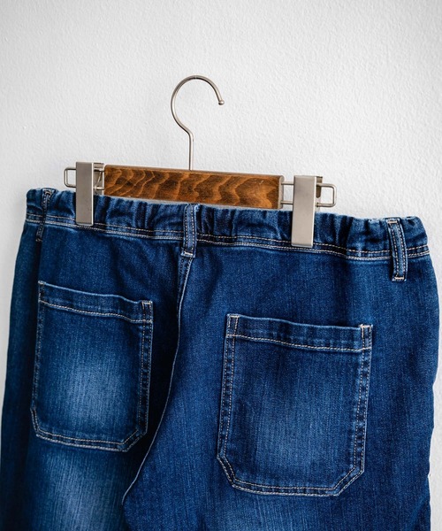 KRIFF MAYER（クリフメイヤー）の「KRIFF MAYER クリフメイヤー ストレッチデニムナロークライミング9分丈イージーアンクルパンツ 1644011A（デニムパンツ・メンズ・ライトブルー/ノンウォッシュ/ダークブルー・S/M/L/XL）」の5枚目の写真