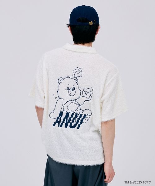 Anui（アニュイ）の「【ケアベア×Anui】フェザーポロシャツ（ポロシャツ・レディース・オフホワイト/ブラック・FREE）」の5枚目の写真