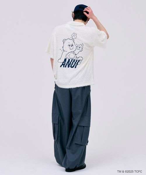 Anui（アニュイ）の「【ケアベア×Anui】フェザーポロシャツ（ポロシャツ・レディース・オフホワイト/ブラック・FREE）」の8枚目の写真