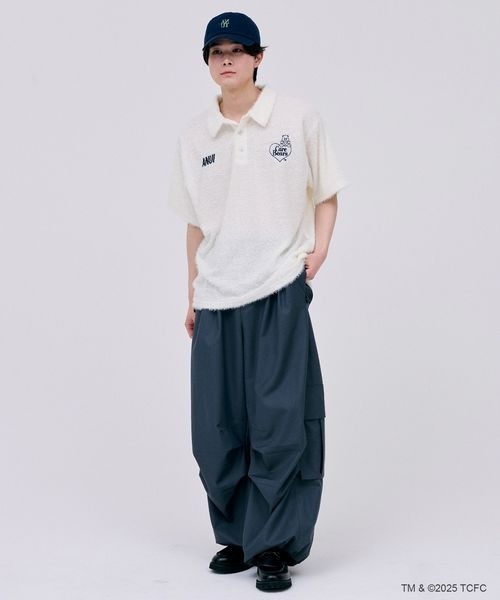 Anui（アニュイ）の「【ケアベア×Anui】フェザーポロシャツ（ポロシャツ・レディース・オフホワイト/ブラック・FREE）」の9枚目の写真