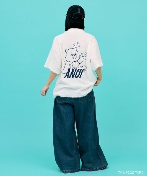 Anui（アニュイ）の「【ケアベア×Anui】フェザーポロシャツ（ポロシャツ・レディース・オフホワイト/ブラック・FREE）」の11枚目の写真