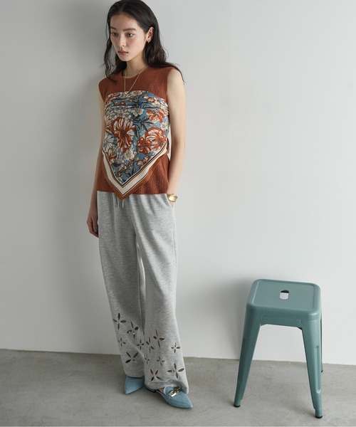 THE YOn（ザヨン）の「ボタニカル大判スカーフ（バンダナ/スカーフ・レディース・イエロー/オレンジ・FREE）」の20枚目の写真