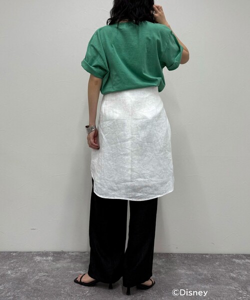 fredy emue(フレディエミュ)の「【GOOD ROCK SPEED/グッドロックスピード】Disney Mickey 半袖Tシャツ(Tシャツ/カットソー・レディース・グリーン/ライトグレー・38)」の20枚目の写真