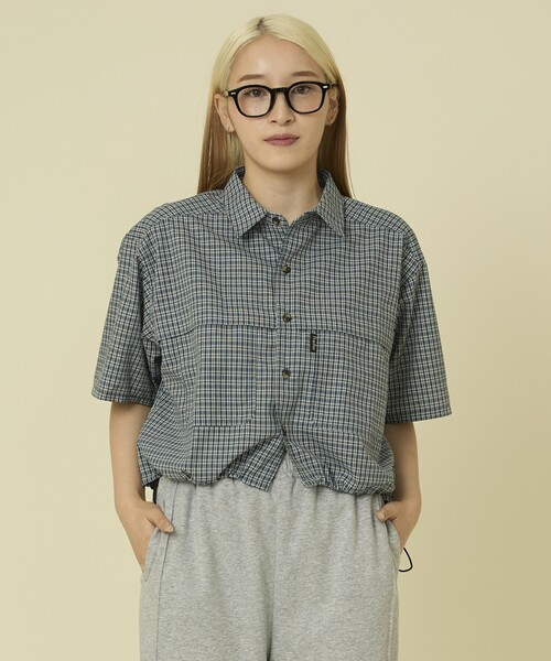 ブラウス シャツ Foxfire × FREAK'S STORE/フォックスファイヤー 別注 フィッシングポケット ショートスリーブシャツ レディース FREAK'S STORE ブラウス シャツ Foxfire × STORE/フォックス