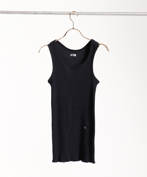 VERMEIL par iena（ヴェルメイユパーイエナ）の「TANC TOKYO タンクトウキョウ SKINTOP TC25A-001（タンクトップ・レディース・ブラック/ホワイト・FREE）」の18枚目の写真