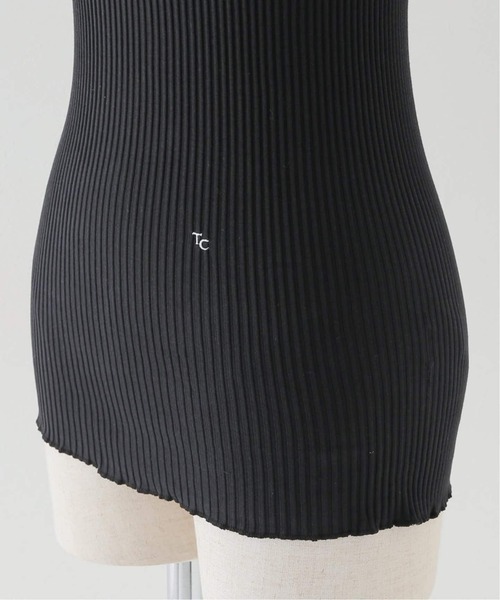 VERMEIL par iena（ヴェルメイユパーイエナ）の「TANC TOKYO タンクトウキョウ SKINTOP TC25A-001（タンクトップ・レディース・ブラック/ホワイト・FREE）」の16枚目の写真