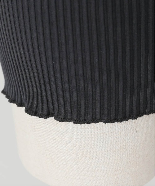 VERMEIL par iena（ヴェルメイユパーイエナ）の「TANC TOKYO タンクトウキョウ SKINTOP TC25A-001（タンクトップ・レディース・ブラック/ホワイト・FREE）」の5枚目の写真