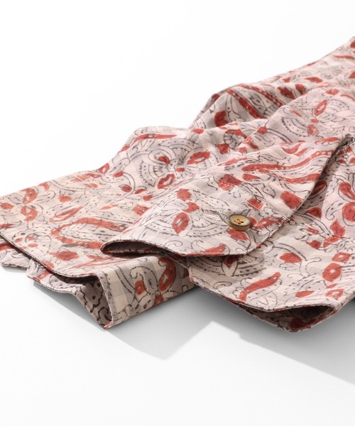 KRIFF MAYER Lady's Collection(クリフメイヤーレディースコレクション)の「【綿100%】インド綿草木染めドルマンシャツ(シャツ/ブラウス・レディース・ブルー/グレー/サックスブルー/ネイビー・LARGE/MEDIUM)」の14枚目の写真