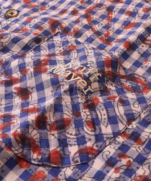 KRIFF MAYER Lady's Collection(クリフメイヤーレディースコレクション)の「【綿100%】インド綿草木染めドルマンシャツ(シャツ/ブラウス・レディース・ブルー/グレー/サックスブルー/ネイビー・LARGE/MEDIUM)」の15枚目の写真