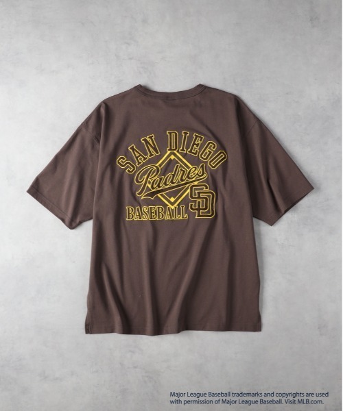 MLB（メジャーリーグベースボール）の「【MLB】「別注」ワッペンプリントTシャツ（Tシャツ/カットソー・メンズ・ホワイト/ロイヤルブルー/オレンジ/グレー/ブラウン/ブラック・L/M/XL）」の21枚目の写真