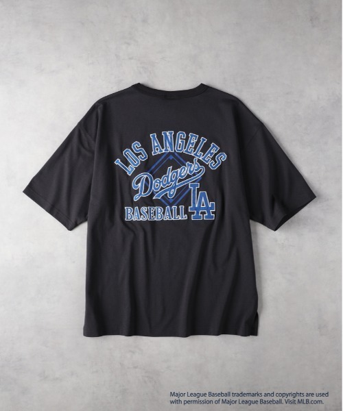 MLB（メジャーリーグベースボール）の「【MLB】「別注」ワッペンプリントTシャツ（Tシャツ/カットソー・メンズ・ホワイト/ロイヤルブルー/オレンジ/グレー/ブラウン/ブラック・L/M/XL）」の8枚目の写真