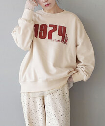 e-zakkamania stores | 異素材ロゴ 裏毛ビッグスウェット(スウェット)