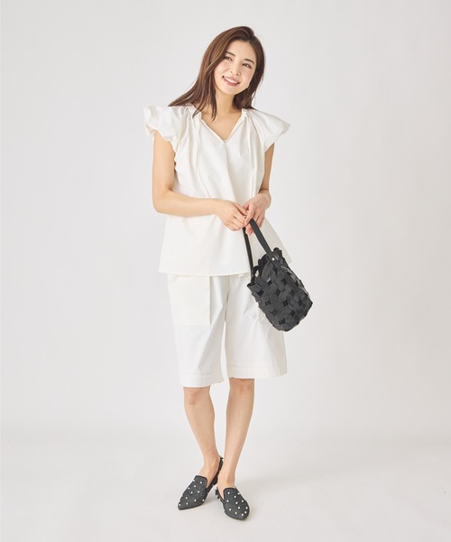 ever closet(エバークローゼット)の「ハーフパンツ(その他パンツ・レディース・ブラック/ホワイト・FREE)」の7枚目の写真