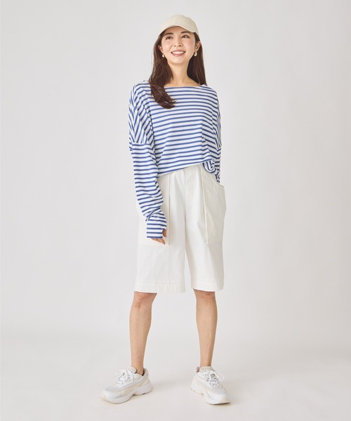 ever closet(エバークローゼット)の「ハーフパンツ(その他パンツ・レディース・ブラック/ホワイト・FREE)」の4枚目の写真