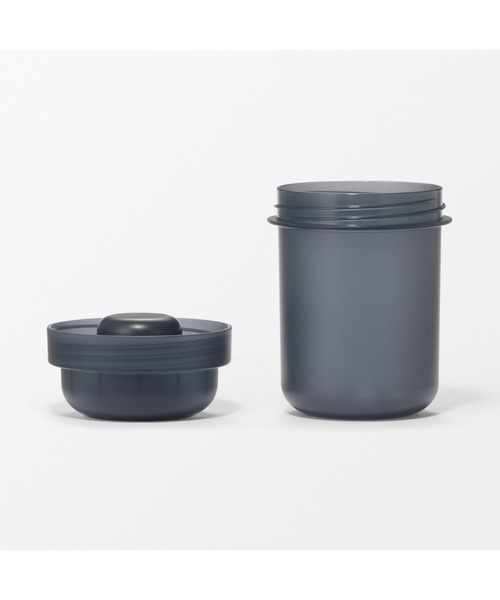 無印良品(ムジルシリョウヒン)の「トッピングカップ付き ランチカプセル 350mL(お弁当箱・メンズ・ブラック/その他・FREE)」の20枚目の写真