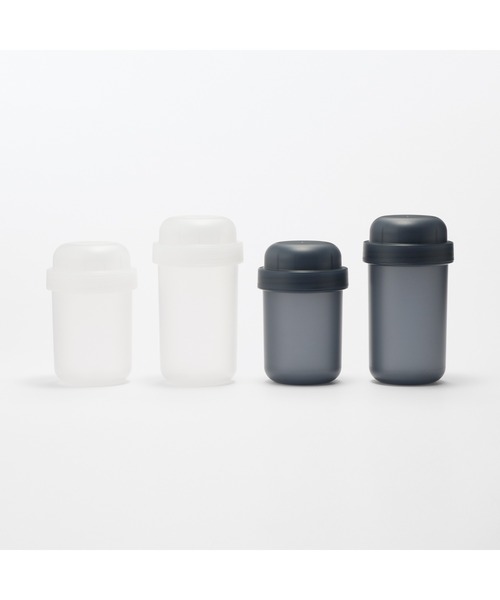 無印良品(ムジルシリョウヒン)の「トッピングカップ付き ランチカプセル 350mL(お弁当箱・メンズ・ブラック/その他・FREE)」の12枚目の写真