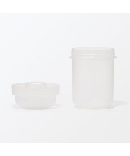無印良品(ムジルシリョウヒン)の「トッピングカップ付き ランチカプセル 350mL(お弁当箱・メンズ・ブラック/その他・FREE)」の11枚目の写真