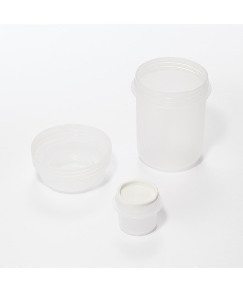 無印良品(ムジルシリョウヒン)の「トッピングカップ付き ランチカプセル 350mL(お弁当箱・メンズ・ブラック/その他・FREE)」の10枚目の写真