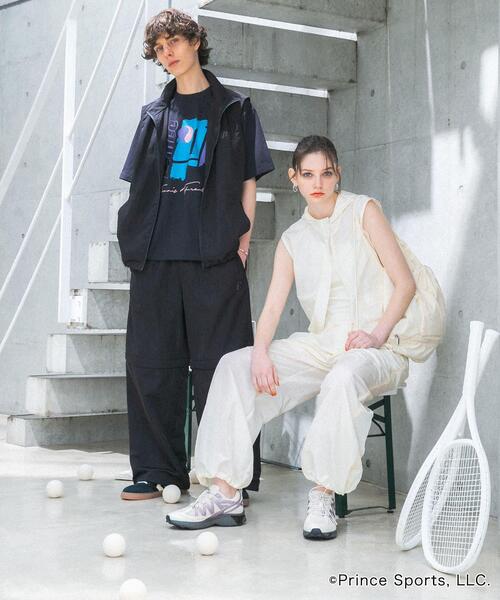 SENSE OF PLACE by URBAN RESEARCH(センスオブプレイスバイアーバンリサーチ)の「『別注』prince ナイロンラインパンツ(その他パンツ・レディース・チャコールグレー/ネイビー/アイボリー・MEDIUM/SMALL)」の20枚目の写真