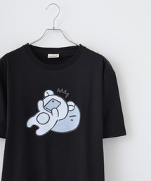 Rilakkuma 天竺　ｸﾙｰﾈｯｸ ビッグシルエット 半袖Ｔシャツ
