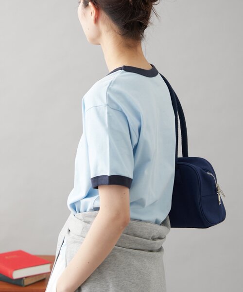 tシャツ 「GEVACO」グラフィック半袖ワッフルリンガーTEE レディース メンズ セール】【GEVACO】グラフィック半袖ワッフルリンガーTEE（T