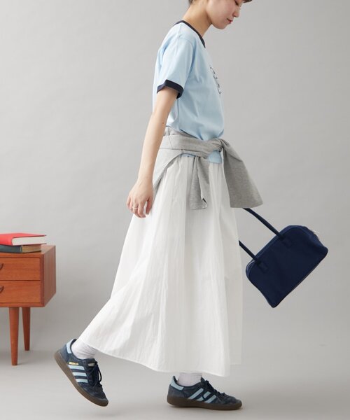 tシャツ 「GEVACO」グラフィック半袖ワッフルリンガーTEE レディース メンズ GEVACO（ゲバコ）の「【GEVACO】グラフィック半袖ワッフル