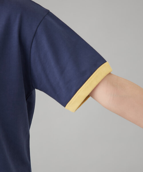 tシャツ 「GEVACO」グラフィック半袖ワッフルリンガーTEE レディース メンズ GEVACO（ゲバコ）の「【GEVACO】グラフィック半袖ワッフル