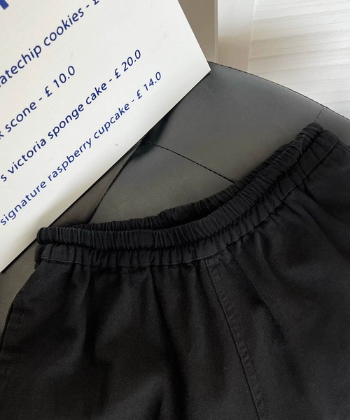 DECADE CLASSIC(ディケイド クラシック)の「【DECADE CLASSIC】コットンワイドパンツ(チノパンツ・レディース・ブラック・SMALL/MEDIUM)」の9枚目の写真
