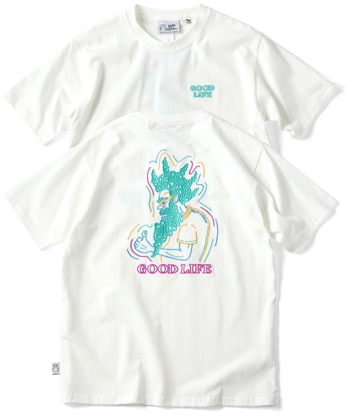 7.4oz GOOD LIFE刺繍Tee | ジムマスター（gym master）公式通販