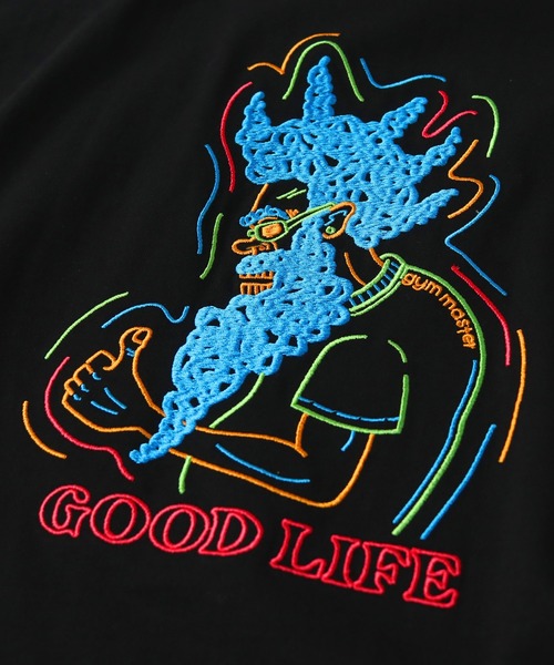 7.4oz GOOD LIFE刺繍Tee | ジムマスター（gym master）公式通販