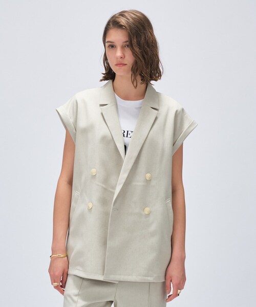 お値下げ❤︎FlightMode セット　ecru cloenc（クロエンス）の「【セットアップ／手洗い可】リネンブレンド