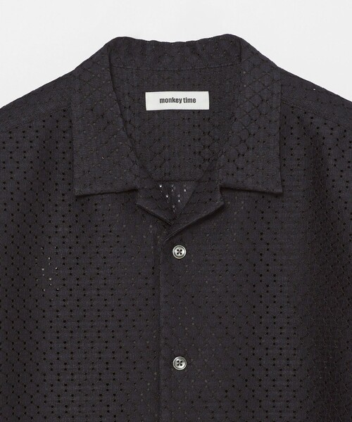 MONKEY TIME（モンキータイム）の「アイレットラッセル オープンカラー シャツ（シャツ/ブラウス・メンズ・ライトブルー/ネイビー/ホワイト・S/XL/L/M）」の21枚目の写真