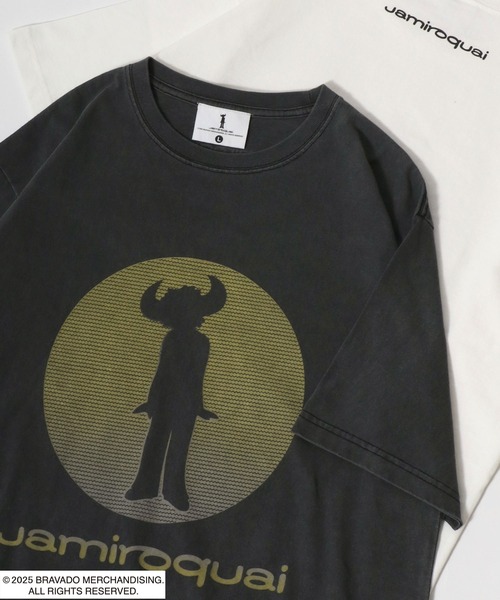 MARUKAWA(マルカワ)の「Jamiroquai/ジャミロクワイ バッファローマン グラフィック サークルロゴ フロント バックプリント半袖Tシャツ レディース メンズ(Tシャツ/カットソー・メンズ・ホワイト/ホワイト系その他/ブラック系その他/ブラック系その他2・M/L/LL)」の3枚目の写真