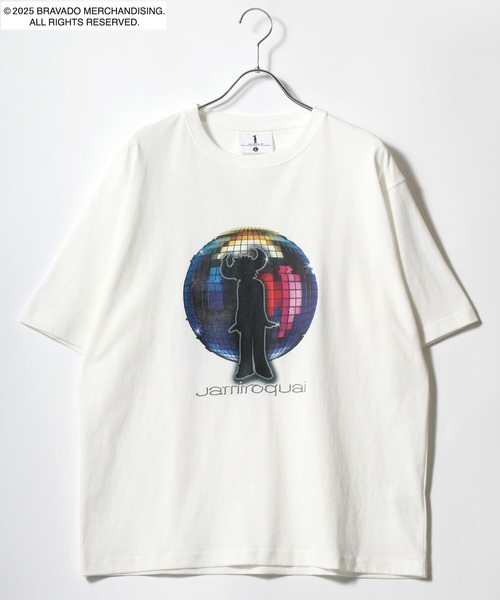 MARUKAWA(マルカワ)の「Jamiroquai/ジャミロクワイ バッファローマン グラフィック サークルロゴ フロント バックプリント半袖Tシャツ レディース メンズ(Tシャツ/カットソー・メンズ・ホワイト/ホワイト系その他/ブラック系その他/ブラック系その他2・M/L/LL)」の8枚目の写真