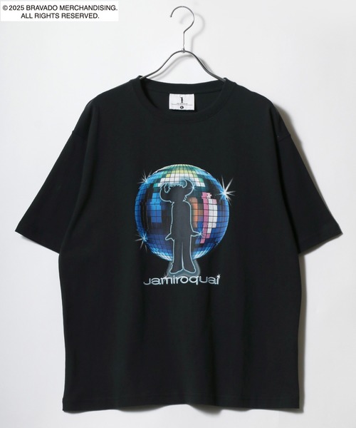 MARUKAWA(マルカワ)の「Jamiroquai/ジャミロクワイ バッファローマン グラフィック サークルロゴ フロント バックプリント半袖Tシャツ レディース メンズ(Tシャツ/カットソー・メンズ・ホワイト/ホワイト系その他/ブラック系その他/ブラック系その他2・M/L/LL)」の6枚目の写真