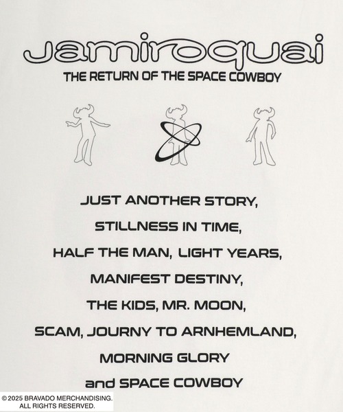 MARUKAWA(マルカワ)の「Jamiroquai/ジャミロクワイ バッファローマン グラフィック サークルロゴ フロント バックプリント半袖Tシャツ レディース メンズ(Tシャツ/カットソー・メンズ・ホワイト/ホワイト系その他/ブラック系その他/ブラック系その他2・M/L/LL)」の18枚目の写真