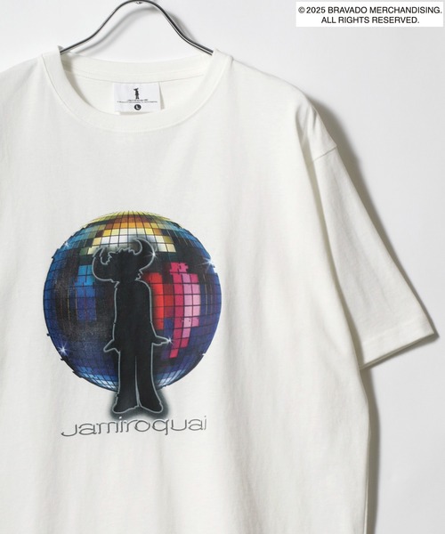 MARUKAWA(マルカワ)の「Jamiroquai/ジャミロクワイ バッファローマン グラフィック サークルロゴ フロント バックプリント半袖Tシャツ レディース メンズ(Tシャツ/カットソー・メンズ・ホワイト/ホワイト系その他/ブラック系その他/ブラック系その他2・M/L/LL)」の16枚目の写真