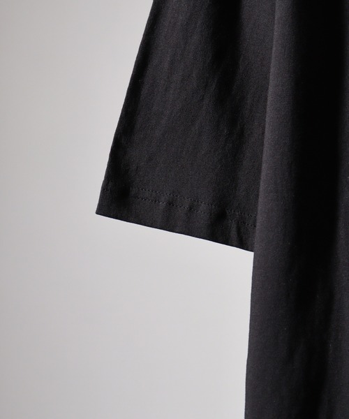 FUNALIVE(ファンアライブ)の「Fake layered short sleeve T-shirt / フェイクレイヤード半袖Tシャツ unisex(Tシャツ/カットソー・メンズ・ベージュ/ホワイト/ブラック/ネイビー・LL/M/L)」の9枚目の写真
